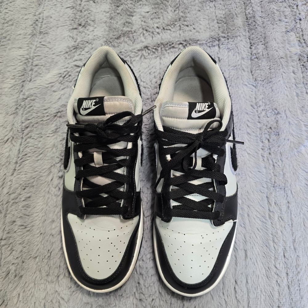 Nike Dunk Low Retro Chenille‎ Swoosh Black Grey White DQ7683-001 Mens 11